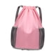thumbnail image 3 of Mochila con cordón para natación, ligera y ajustable, con bolsillo para artículos húmedos. Rosa, 3 of 9