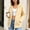 Beige, variant on Womens Oversized Zip Up Hoodie Long Sleeve Drawstring Hem Sweatshirts Casual Loose Fit Fall Fashion Jackets with Pockets