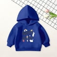 thumbnail image 2 of KPOPLK Toddler Baby Girl Boy Clothes Long Sleeve Hoodie Zip Sweatshirts Pullover Tops+Casual Pants Set Fall Winter(18-24 Months,Blue), 2 of 7