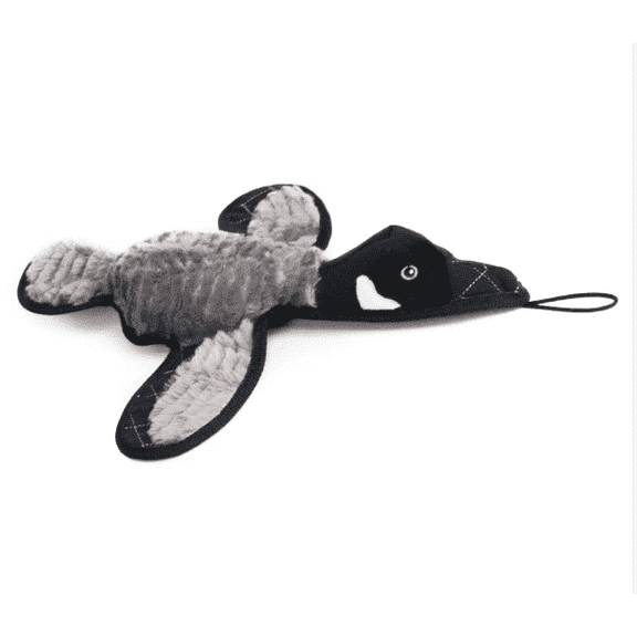 SteelDog Plush Goose Dog Toy, Squeaker Dog Toy, Hidden Tennis Ball and Crinkles for Interactive Play