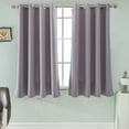 thumbnail image 2 of Cortinas de Cocina Zulema Decoración suave Dormitorio Gris 52x45 pulgadas Cortinas opacas para ventanas, 2 of 8