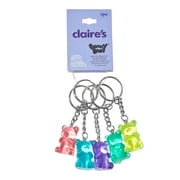 Claire's Girls Gummy Bears Best Friends Keyrings Multicolor, 5-Pack, 23231