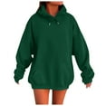 thumbnail image 3 of Gyexs Oversized Hoodies for Women Men Christmas Valentines Day Sweatshirts Hooded Long Sleeve Pullover Tops Trendy Winter Clothes Z02 Green & Size XXXL, 3 of 7