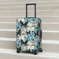 thumbnail image 6 of Hirioo Butterflys for Elasticity Suitcase Cover (No luggage Included) Durable Luggage Protector Fits 18-32 Inch Luggage-Large, 6 of 7
