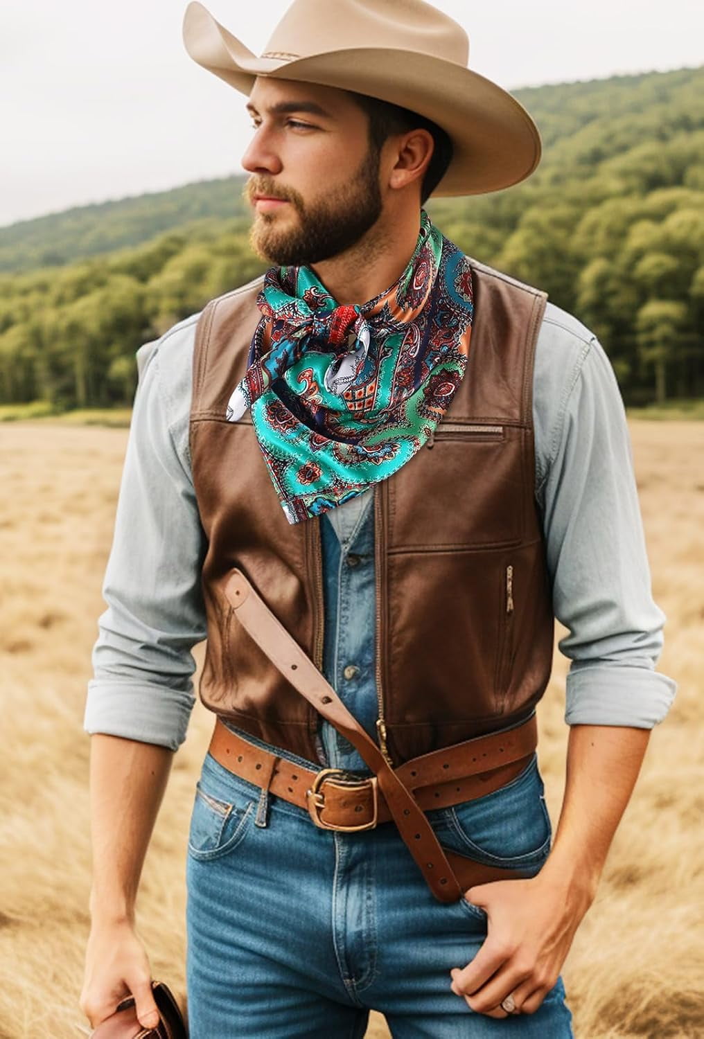 Vest How To Wear S Scarf Mens Bandana Scarves Fashion Neck Scarves
