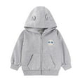 thumbnail image 1 of Sweat à Capuche pour Enfants Brodé Manches Longues pour Temps Froid avec Tissu Chaud, 1 of 9