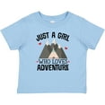 thumbnail image 3 of Inktastic Just a Girl Who Loves Adventure Girls Baby T-Shirt, 3 of 5
