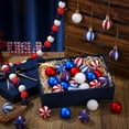 thumbnail image 1 of Adorno colgante de bola de plástico para la decoración festiva del Día de la Independencia | Bola colgante patriótica para decoración de fiestas, 1 of 6