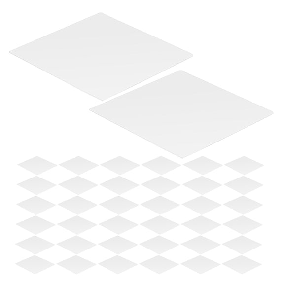 LOLIPPYY 200 Pcs Quilting Templates White For Sewing Tools Precision Cutting Patchwork