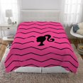 thumbnail image 2 of Barbie "Barbie Chevron" Twin/Full Comforter, 2 of 4