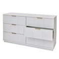 thumbnail image 3 of Better Homes and Gardens Lillian 64" Wide 6 Drawer Dresser, White, 3 of 8