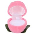 thumbnail image 4 of Jewelry Gift Box, Exquisite Multifunctional Soft Flocking Scratchproof  Rose Rings Box  for Wedding for Proposal for Engagement, 4 of 8