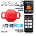 thumbnail image 2 of Surge Balance Enhancing Endurance Inertia Training Hydro Ball Pro, Red, 25 Lbs, 2 of 6
