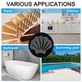 thumbnail image 5 of Uxcell 9 x 7cm Non Slip Bathtub Stickers Anti Slip Shower Cute Bathroom Floor 12Pcs Transparent, 5 of 6
