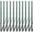 thumbnail image 4 of vidaXL Chain Link Fence with Posts Spike Galvanized Steel Border Multi Sizes, 4 of 12