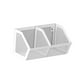 thumbnail image 4 of Cesta colgante de pared, organizador de cocina, elegante, versátil, para montaje en pared, ahorra espacio. Cuadrícula blanca 2, 4 of 9