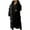 Black, variant on Aboser Womens Long Puffer Jackets Winter Thick Parkas Solid Full Zip Quilted Coat Coldproof Warm Hooded Jacket Coat with Pockets