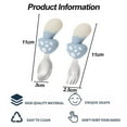 thumbnail image 4 of Children's complementary tableware-silicone spork set -304 stainless steel feeding spoon, 4 of 5