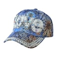 thumbnail image 2 of AirLoni Unisex Baseball Visor Cap Adjustable Breathable Sequins Decor Foldable Quick-Dry Summer Sun Hats Casual Dad Hat Trucker Hat Hip Hop Hat Blue,One Size, 2 of 5