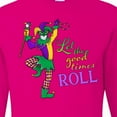 thumbnail image 4 of Inktastic Let the Good Times Roll Mardi Gras Jester Long Sleeve T-Shirt, 4 of 5