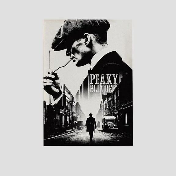 Movie Poster- Peaky Blinders Tv Series Movie Poster - Vintage Style - Size 24x36 - Postora