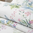 thumbnail image 4 of Levtex Home – Seraphine Blooms Duvet Cover Set – Twin Duvet Cover (68x88in) and 1 Standard Sham (20x26in) – Floral Botanical – White – Cotton – Button Closure – No Insert Included, 4 of 7