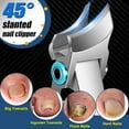 thumbnail image 2 of Toenail Clippers for Seniors Thick Toenails, 2026 Large Toe Nail Clippers for Men Thick Nails with Wide Opening, Sharp Heavy Duty Ingrown Toenail Clippers Nail Cutter Long Handle with Slanted Blade, 2 of 5