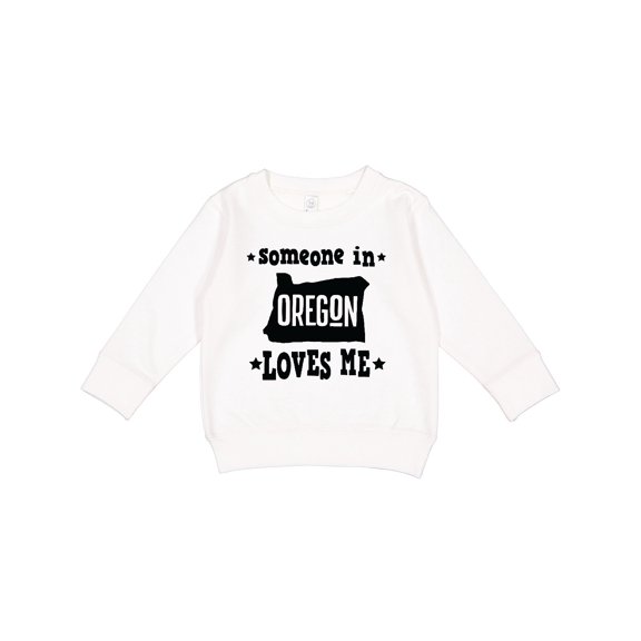 Inktastic Someone in Oregon Loves Me Toddler Sweatshirt