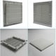 thumbnail image 4 of Billuyoard Obturador de ventilación para el hogar, filtro a prueba de polvo, repuesto de pantalla, cubierta de ventilación montada en la pared Electrodomésticos tipo 5, 4 of 6
