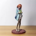 thumbnail image 3 of Figura de Nakano Miku de 25 cm, figura de anime The Quintessential Quintuplets, estatua de Ichika de pie con uniforme escolar Kawaii, juguetes de PVC, 3 of 5