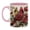 Pink#5, variant on Red Cardinal Bird Botanical Coffee Mug, Vintage Nature Art Mug, Spring Garden Wildlife Theme Gift, Red Songbird Floral Illustration, 11oz Ceramic Cup, Double Sided Print (Cardinal Bird Botanical)