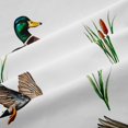 thumbnail image 5 of Manfei Aquatic Bird Pattern Blackout Curtains,Farmhouse Cabin Window Curtains Pack of 2 (38x45 Each), 5 of 6