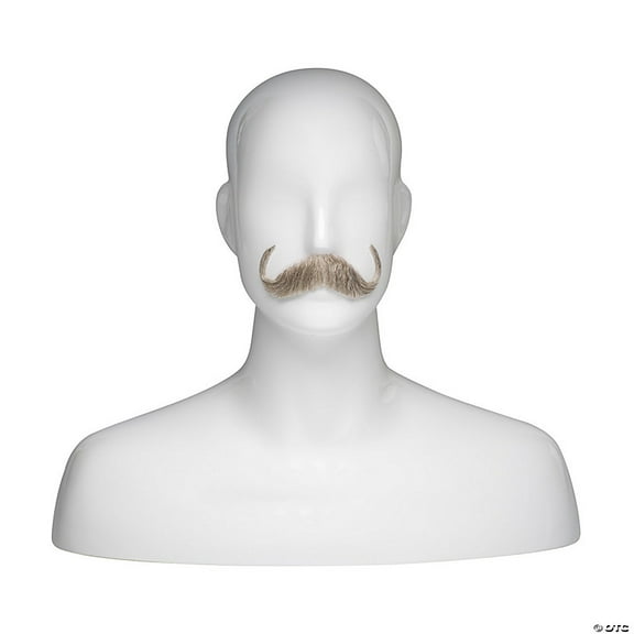 Morris Costumes LW421LCBN Men Synthetic Handlebar Mustache