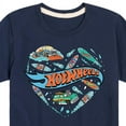thumbnail image 3 of Hot Wheels - Surfing Mix In A Heart - Toddler & Youth Short Sleeve Graphic T-Shirt, 3 of 5