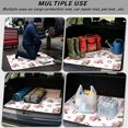 thumbnail image 3 of Garronmavis Pink Horse Horseshoe Bow Car Trunk Mat Washable Rear Cargo Cover Pet Friendly Western Style Auto Interior Accessory, 3 of 7