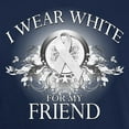 thumbnail image 3 of CafePress - I Wear White For My Friend (F Dark T Shirt - Men's Classic Graphic Cotton T-Shirt, 3 of 4