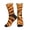2 Black-2, variant on Women's Men's French Fries Colorful Novelty Pattern Crew Athletic Socks
