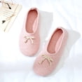 thumbnail image 6 of DODOING Women's Comfort Cotton Knit Memory Foam House Shoes Light Weight Slippers w/Anti-Skid Rubber Sole, 6 of 8