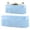 Blue, variant on Table Skirt, Elastic Table Skirt for 4 ft Rectangular Tables, Tablecloths Rectangular, Wrinkle-Resistant Washable Tablecloth, Party & Event Fitted Table Cover, Table Cloth for Weddings,Deep Purple