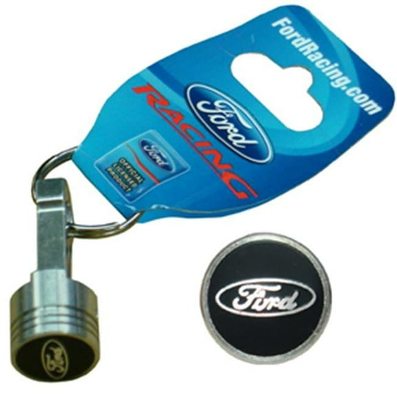 302700 Piston & Rod Keychain- Aluminum - Silver
