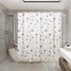 thumbnail image 1 of bathroom shower curtain waterproof and mildew-proof F width 180*200 height + telescopic 110-200 rod + ring + storage strap, 1 of 1