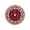 01-2, variant on Christmas Tree Skirt with Snowflake Pattern, Red and White Polyester Base Cover for Holiday Trees