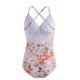 thumbnail image 5 of Traje de baño de talla grande de una pieza con estampado de bikini de mujer embarazada de verano Fridja  nalpqowj8906, 5 of 7