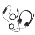 thumbnail image 4 of Auricular De Teléfono, Volumen Ajustable Binaural USB Business Headset HD Call Professional Para Negocios Para Centro De Llamadas, 4 of 8