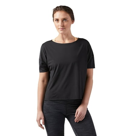 Reebok T-shirt Tank Top - Reebok Women's Perforated Tee White
