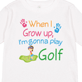 thumbnail image 4 of Inktastic Golfing Girls Future Golfer Girls Long Sleeve Toddler T-Shirt, 4 of 5