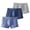 Gray, variant on Boys' 3-Pack Solid Color Boxer Briefs, Soft and Breathable Kids Underwear for All-Day Comfort, 3-15 Years Blue 5-6 Years