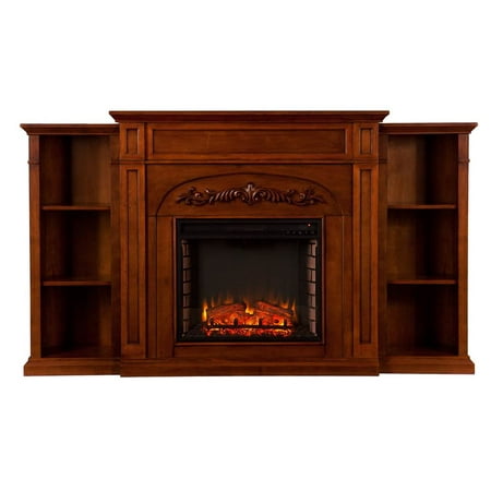 SEI - Chantilly Electric Fireplace - Autumn Oak