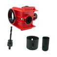 thumbnail image 2 of Fancyes Door Lock Installation Kit C Clamp Design 2 Adjustable Bushings Red, 2 of 8