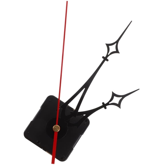 HAMPPLIES Clock Arms Clock Mechanism Acrylic 1 Set Silent Operation Home Decoration